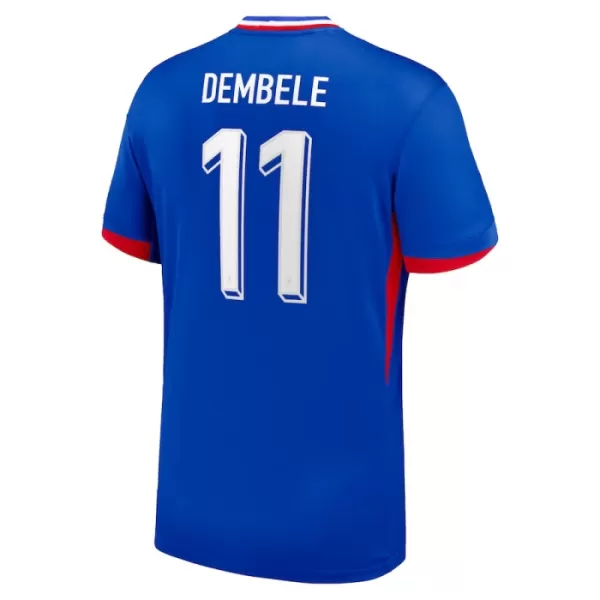 Günstige Frankreich Dembele 11 Herrentrikot Heim EURO 2024 Kurzarm
