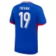 Günstige Frankreich Fofana 19 Herrentrikot Heim EURO 2024 Kurzarm