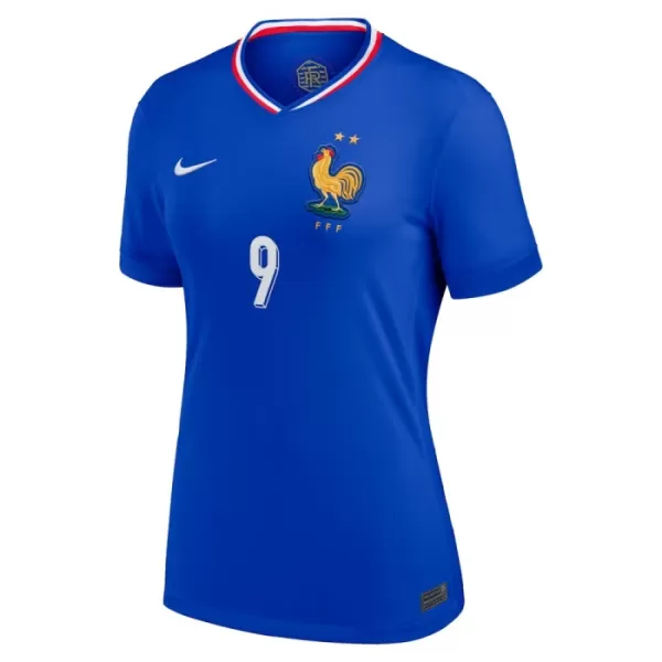Günstige Frankreich Giroud 9 Damentrikot Heim EURO 2024 Kurzarm