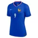 Günstige Frankreich Giroud 9 Damentrikot Heim EURO 2024 Kurzarm