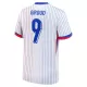 Günstige Frankreich Giroud 9 Herrentrikot Auswärts EURO 2024 Kurzarm