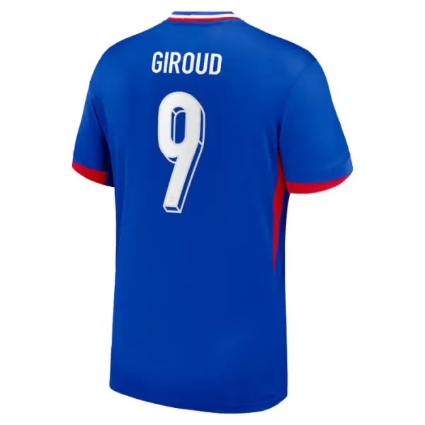 Günstige Frankreich Giroud 9 Herrentrikot Heim EURO 2024 Kurzarm