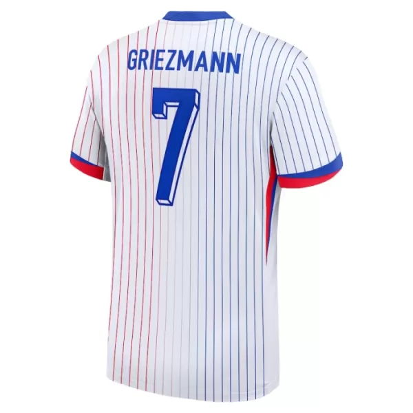 Günstige Frankreich Griezmann 7 Herrentrikot Auswärts EURO 2024 Kurzarm