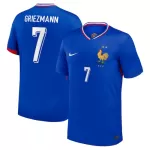 Günstige Frankreich Griezmann 7 Herrentrikot Heim EURO 2024 Kurzarm