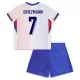 Günstige Frankreich Griezmann 7 Kindertrikot Auswärts EURO 2024 Kurzarm