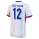 Günstige Frankreich Kolo Muani 12 Herrentrikot Auswärts EURO 2024 Kurzarm