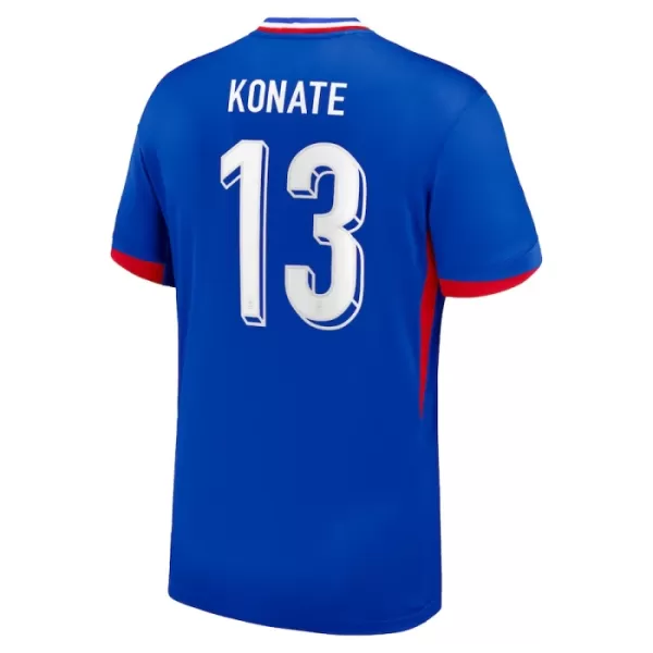 Günstige Frankreich Konate 13 Herrentrikot Heim EURO 2024 Kurzarm