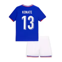 Günstige Frankreich Konate 13 Kindertrikot Heim EURO 2024 Kurzarm