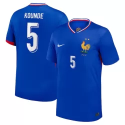 Günstige Frankreich Kounde 5 Herrentrikot Heim EURO 2024 Kurzarm Günstige Frankreich Kounde 5 Herrentrikot Heim EURO 2024 Kurzarm