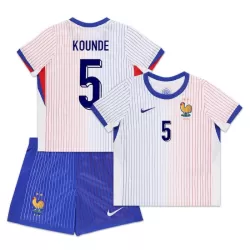 Günstige Frankreich Kounde 5 Kindertrikot Auswärts EURO 2024 Kurzarm Günstige Frankreich Kounde 5 Kindertrikot Auswärts EURO 2024 Kurzarm