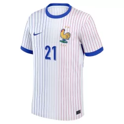 Günstige Frankreich L. Hernandez 21 Herrentrikot Auswärts EURO 2024 Kurzarm