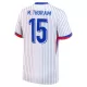 Günstige Frankreich M. Thuram 15 Herrentrikot Auswärts EURO 2024 Kurzarm