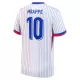 Günstige Frankreich Mbappé 10 Herrentrikot Auswärts EURO 2024 Kurzarm