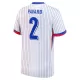 Günstige Frankreich Pavard 2 Herrentrikot Auswärts EURO 2024 Kurzarm