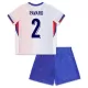 Günstige Frankreich Pavard 2 Kindertrikot Auswärts EURO 2024 Kurzarm