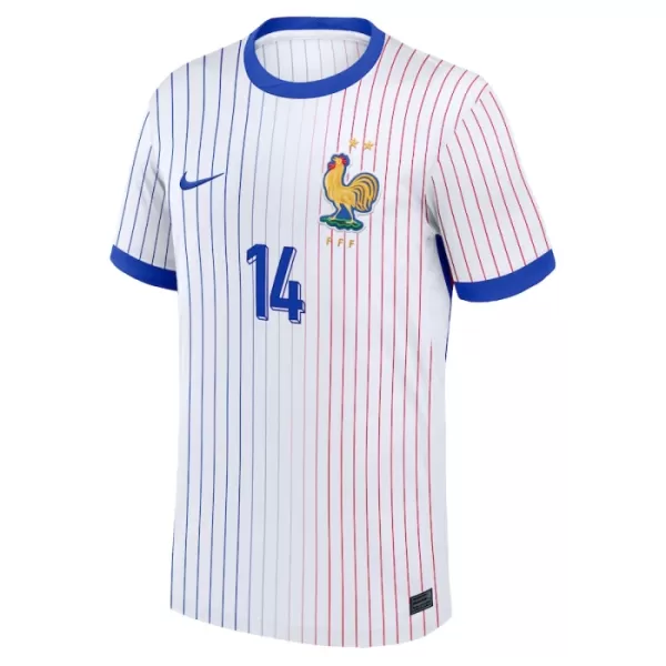 Günstige Frankreich Rabiot 14 Herrentrikot Auswärts EURO 2024 Kurzarm
