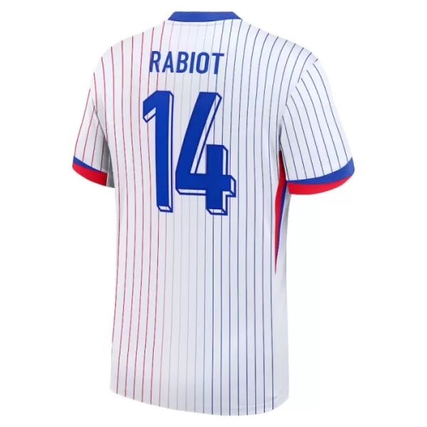 Günstige Frankreich Rabiot 14 Herrentrikot Auswärts EURO 2024 Kurzarm