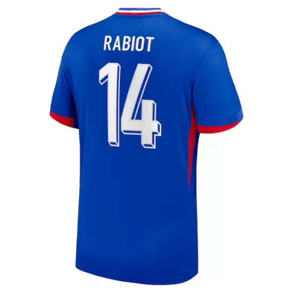 Günstige Frankreich Rabiot 14 Herrentrikot Heim EURO 2024 Kurzarm