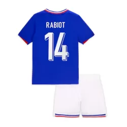 Günstige Frankreich Rabiot 14 Kindertrikot Heim EURO 2024 Kurzarm