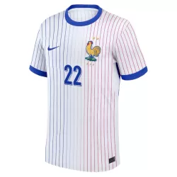 Günstige Frankreich T. Hernandez 22 Herrentrikot Auswärts EURO 2024 Kurzarm