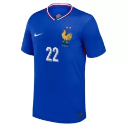 Günstige Frankreich T. Hernandez 22 Herrentrikot Heim EURO 2024 Kurzarm