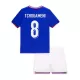 Günstige Frankreich Tchouameni 8 Kindertrikot Heim EURO 2024 Kurzarm