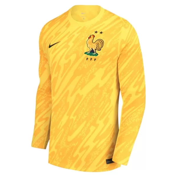 Günstige Frankreich Torwart Herrentrikot EURO 2024 Langarm