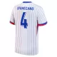 Günstige Frankreich Upamecano 4 Herrentrikot Auswärts EURO 2024 Kurzarm