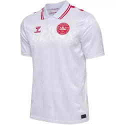 Günstige Dänemark Herrentrikot Auswärts EURO 2024 Kurzarm Günstige Dänemark Herrentrikot Auswärts EURO 2024 Kurzarm