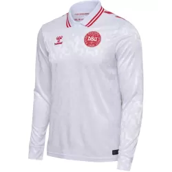 Günstige Dänemark Herrentrikot Auswärts EURO 2024 Langarm Günstige Dänemark Herrentrikot Auswärts EURO 2024 Langarm