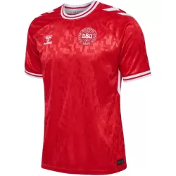 Günstige Dänemark Herrentrikot Heim EURO 2024 Kurzarm Günstige Dänemark Herrentrikot Heim EURO 2024 Kurzarm