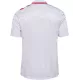 Günstige Dänemark Kindertrikot Auswärts EURO 2024 Kurzarm