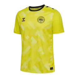 Günstige Dänemark Torwart Herrentrikot EURO 2024 Kurzarm Gelbe Günstige Dänemark Torwart Herrentrikot EURO 2024 Kurzarm Gelbe