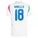 Günstige Italien Barella 18 Herrentrikot Auswärts EURO 2024 Kurzarm