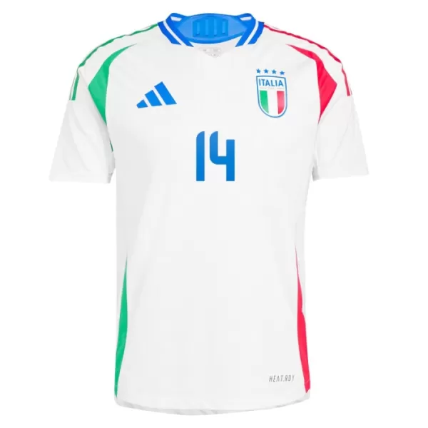 Günstige Italien Chiesa 14 Herrentrikot Auswärts EURO 2024 Kurzarm
