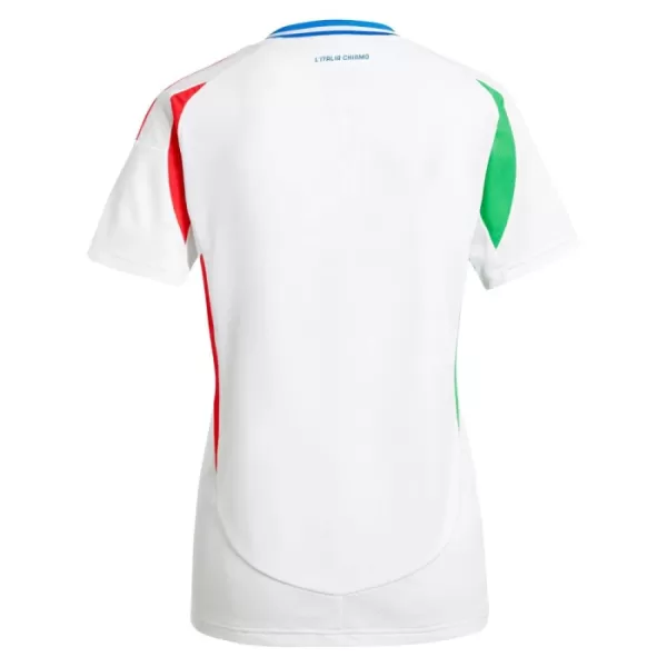 Günstige Italien Damentrikot Auswärts EURO 2024 Kurzarm