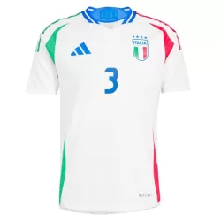 Günstige Italien DiMarco 3 Herrentrikot Auswärts EURO 2024 Kurzarm