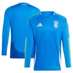 Günstige Italien Herrentrikot Heim EURO 2024 Langarm