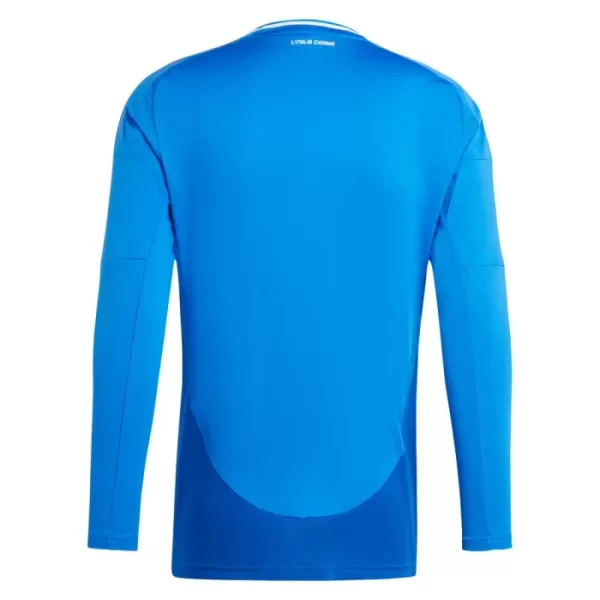 Günstige Italien Herrentrikot Heim EURO 2024 Langarm