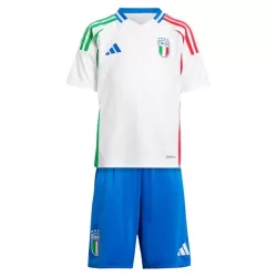 Günstige Italien Kindertrikot Auswärts EURO 2024 Kurzarm
