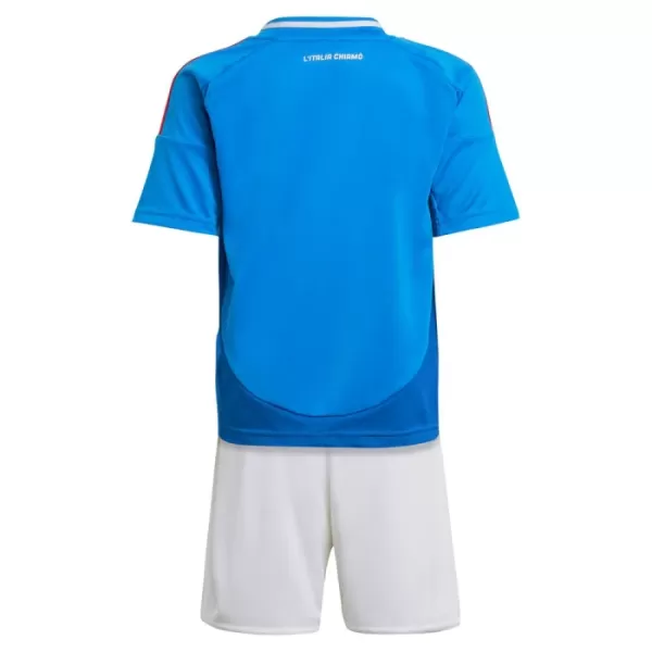 Günstige Italien Kindertrikot Heim EURO 2024 Kurzarm