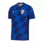 Günstige Kroatien Herrentrikot Auswärts EURO 2024 Kurzarm