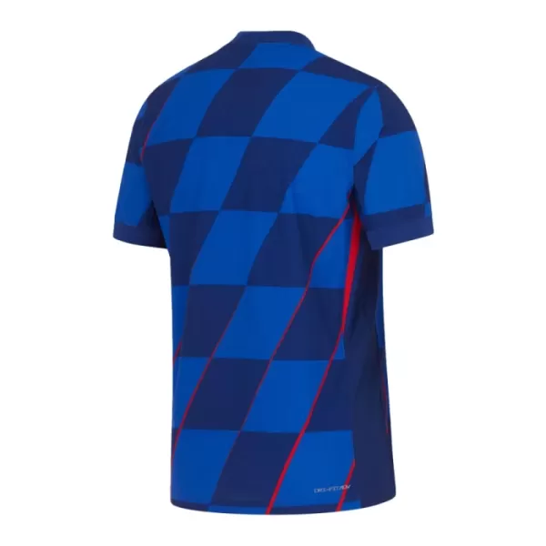 Günstige Kroatien Herrentrikot Auswärts EURO 2024 Kurzarm