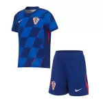 Günstige Kroatien Kindertrikot Auswärts EURO 2024 Kurzarm