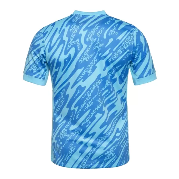 Günstige Portugal Torwart Herrentrikot EURO 2024 Kurzarm Blaue