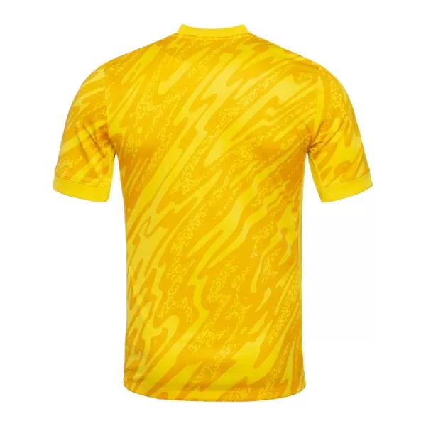Günstige Portugal Torwart Herrentrikot EURO 2024 Kurzarm Gelbe