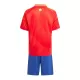 Günstige Spanien Kindertrikot Heim EURO 2024 Kurzarm