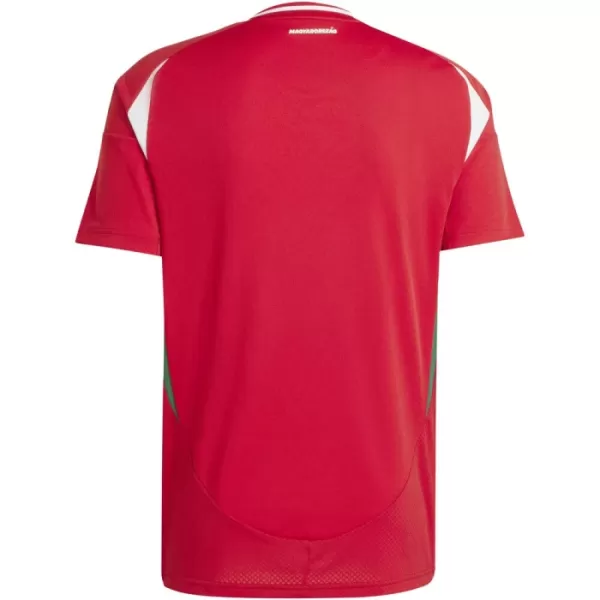Günstige Ungarn Herrentrikot Heim EURO 2024 Kurzarm