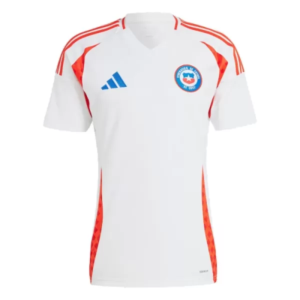 Günstige Chile Herrentrikot Auswärts 2024 Kurzarm