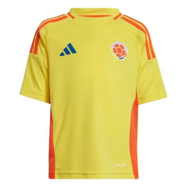 Günstige Kolumbien Kindertrikot Heim 2024 Kurzarm